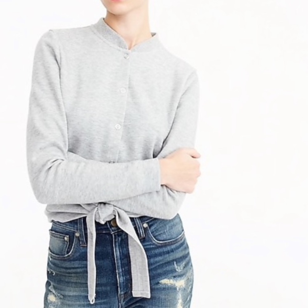 JCrew button up, tie front top